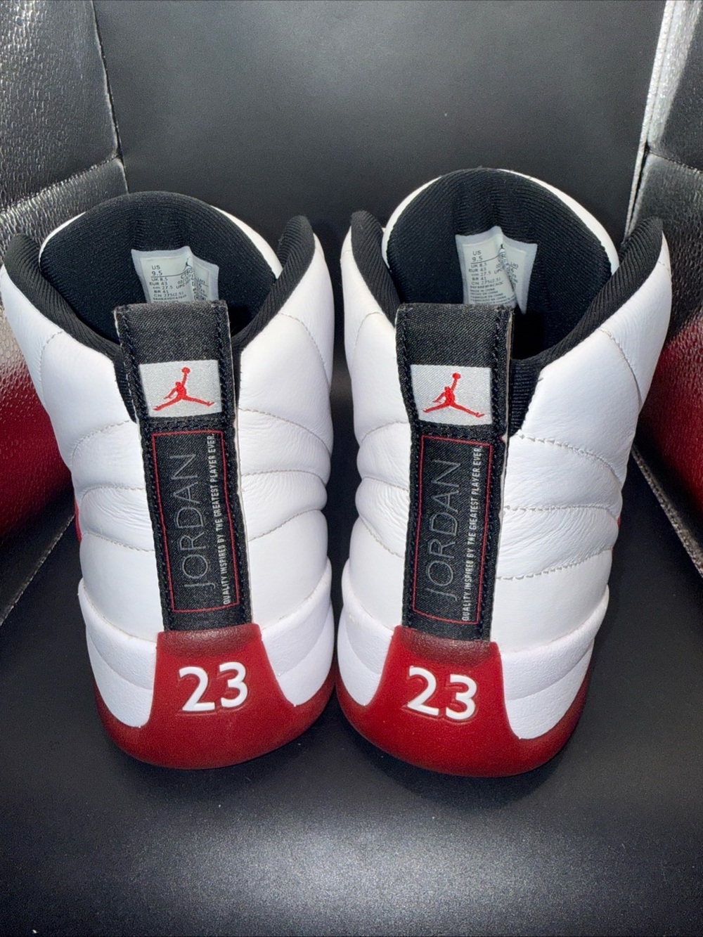 Size 9.5 - Jordan 12 Retro 2023 Mid Cherry, CT8013-116, Clean, No Box, Great - Picture 3 of 10